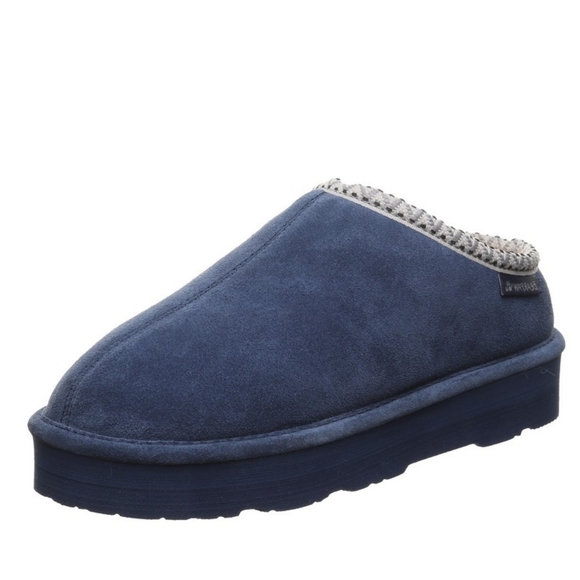 BEARPAW BLUE mule Lucille Water and Stain-Repellent Suede Easy slip-on/slip s… - Picture 3 of 7